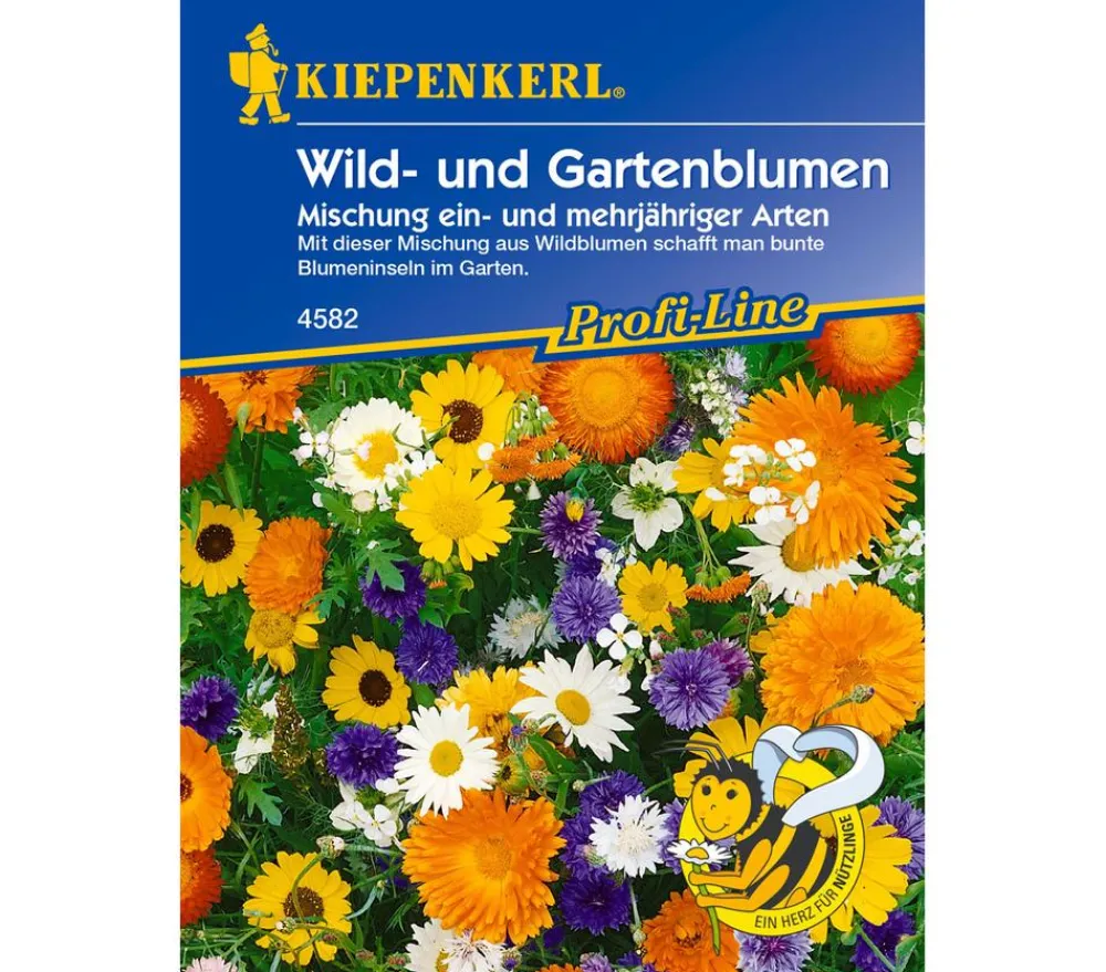 Nebelung/Kiepenkerl Blumensamen - Kiepenkerl Saatgut Wild- und Gartenblumen Mix