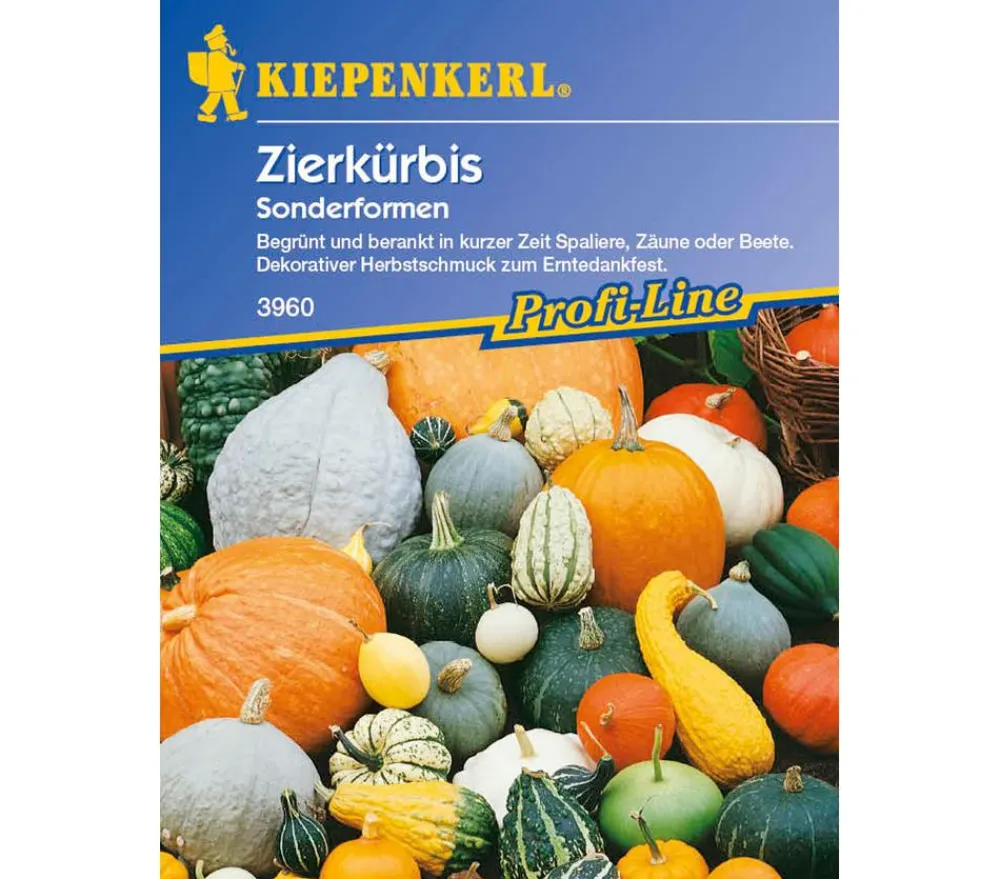 Nebelung/Kiepenkerl Kiepenkerl Saatgut Zierkürbis Sonderformen Gelb New