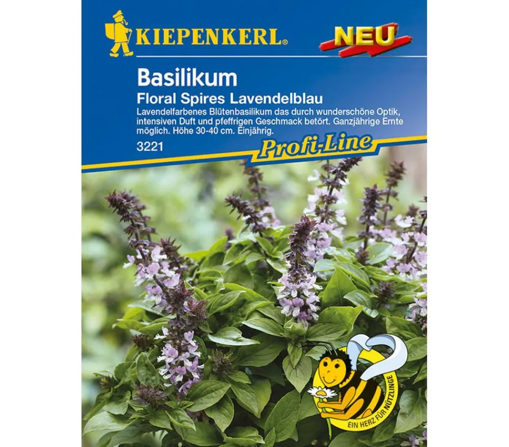 Nebelung/Kiepenkerl Kräutersamen > Kiepenkerl Samen Basilikum 'Floral Spires blau'