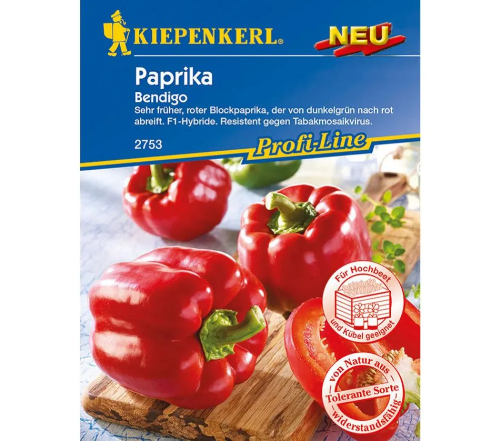 Nebelung/Kiepenkerl Gemüsesamen > Kiepenkerl Samen Paprika 'Bendigo'