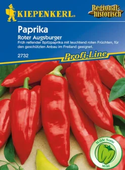 Nebelung/Kiepenkerl Gemüsesamen > Kiepenkerl Samen Paprika 'er Augsburger'