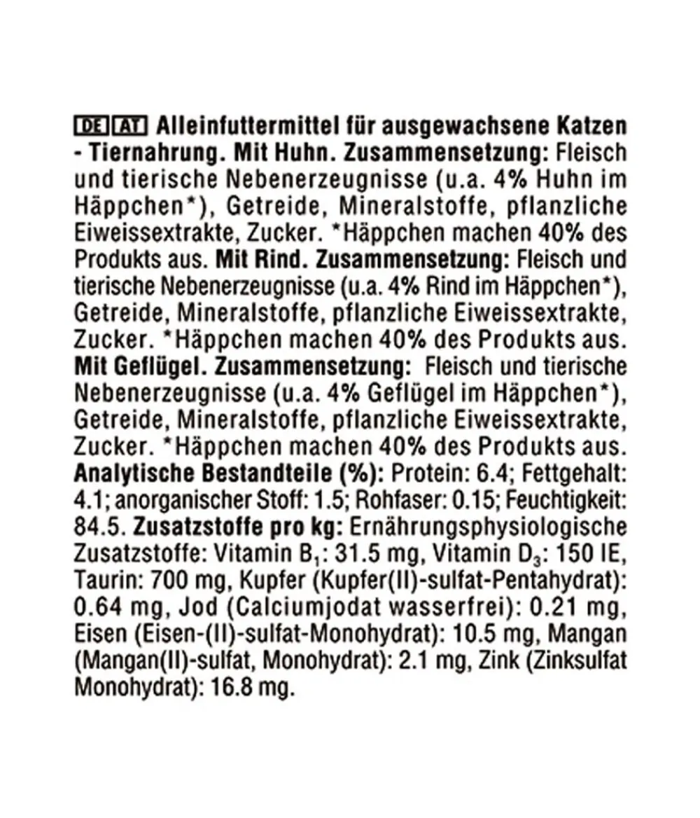 Kitekat® Nassfutter für Katzen Multipack Klassische Auswahl in Sauce, Adult, 12 x 85 g Online