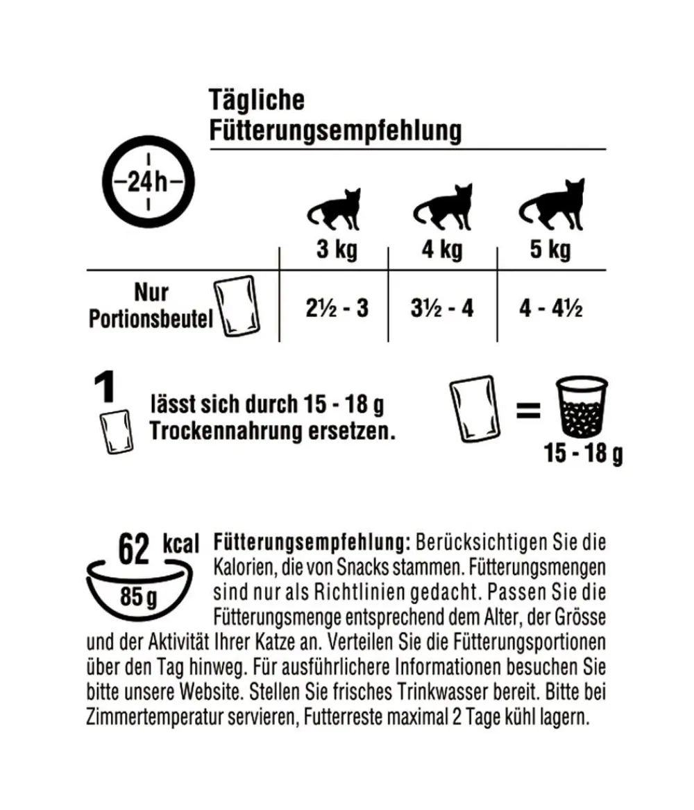 Kitekat® Nassfutter Katze - Nassfutter für Katzen Multipack Bunte Vielfalt in Sauce, Adult, 24 x 85 g