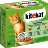 Kitekat® Nassfutter Katze - Nassfutter für Katzen Multipack Landpicknick in Sauce, Adult, 12 x 85 g