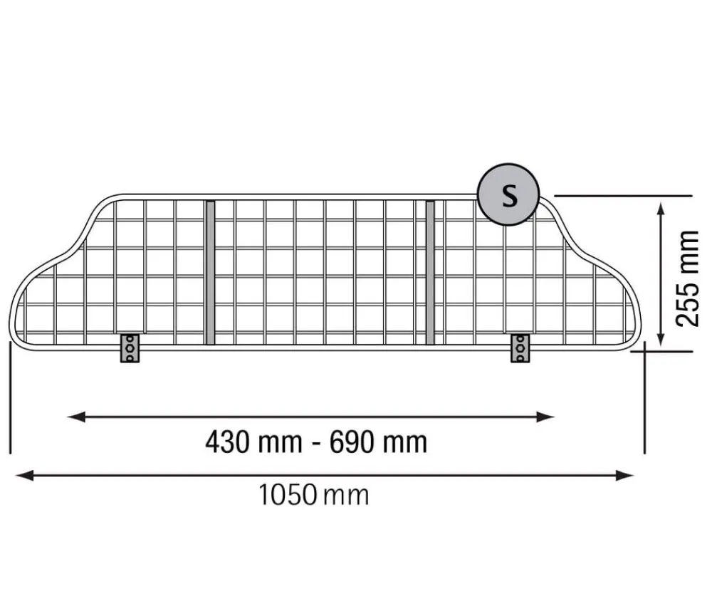 kleinmetall® Mehr Transport & Unterwegs > Auto-Hundeschutzgitter TraficGard