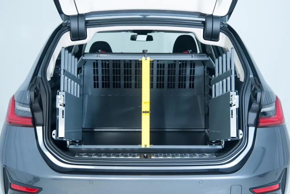 kleinmetall® Hundetransportboxen > Hundetransportbox VarioCage Doppelbox L, ca. B99/H65/T76-103 cm
