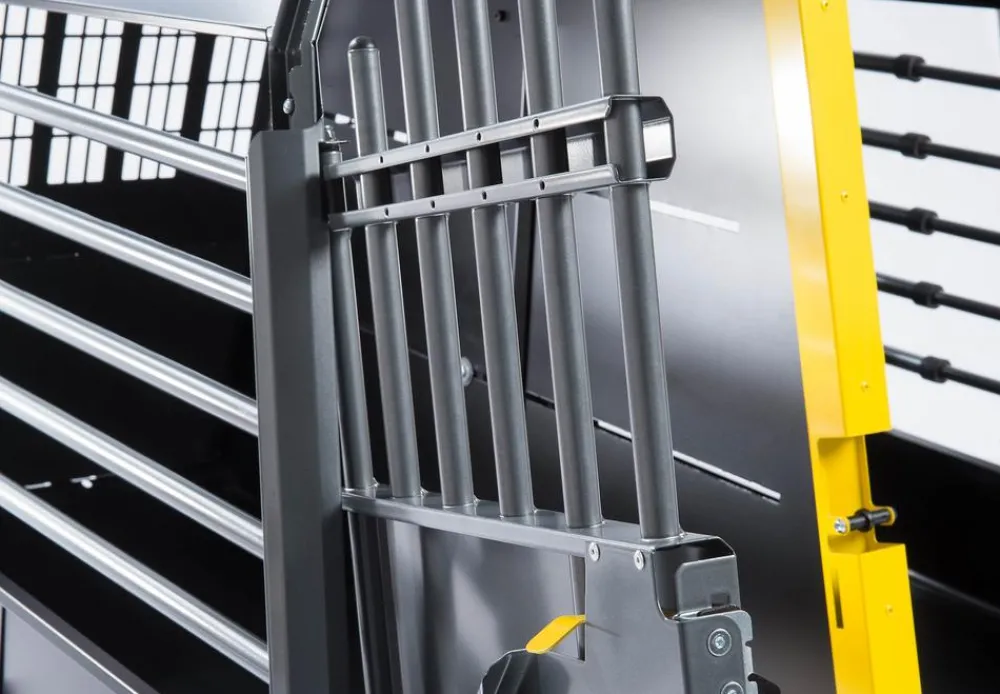 kleinmetall® Hundetransportboxen > Hundetransportbox VarioCage Doppelbox L, ca. B99/H65/T76-103 cm