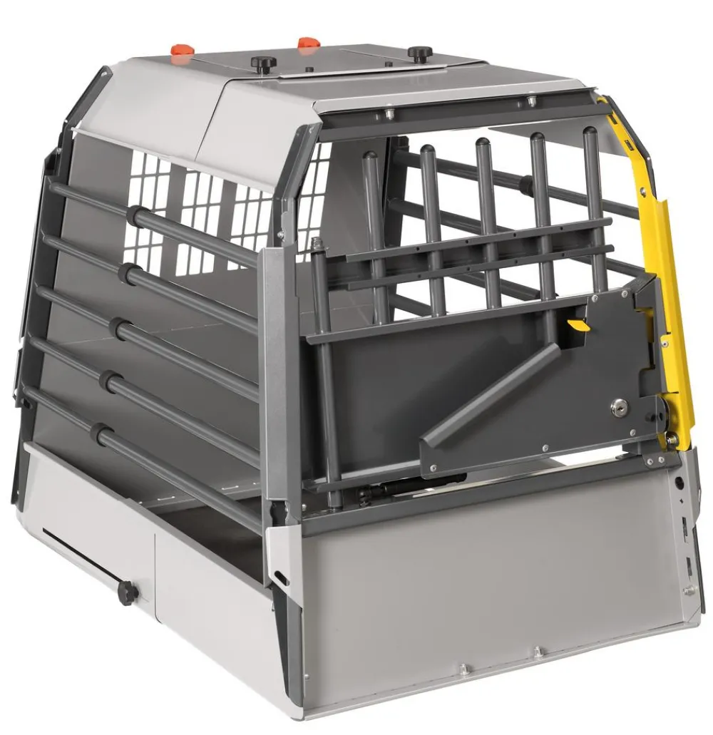 kleinmetall® Hundetransportboxen > Hundetransportbox VarioCage Kompakt, ca. B55,5/H65/T60-82 cm