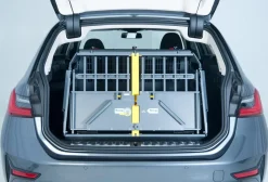 kleinmetall® Hundetransportboxen - Hundetransportbox VarioCage Doppelbox XL, ca. B99/H71,5/T81-103 cm