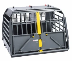 kleinmetall® Hundetransportboxen - Hundetransportbox VarioCage Doppelbox XL, ca. B99/H71,5/T81-103 cm