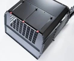 kleinmetall® Hundetransportboxen - Hundetransportbox VarioCage Doppelbox S, ca. B93/H59/T73-99 cm