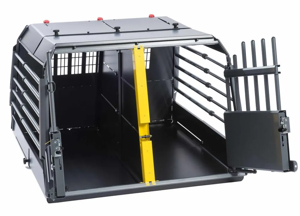 kleinmetall® Hundetransportboxen - Hundetransportbox VarioCage Doppelbox S, ca. B93/H59/T73-99 cm