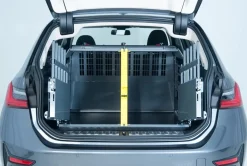kleinmetall® Hundetransportboxen - Hundetransportbox VarioCage Doppelbox S, ca. B93/H59/T73-99 cm