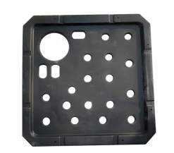 Dehner Brunnen Zubehör - Kunststoff-Ersatzdeckel für Brunnen, , 56 x 56 x 3 cm Schwarz