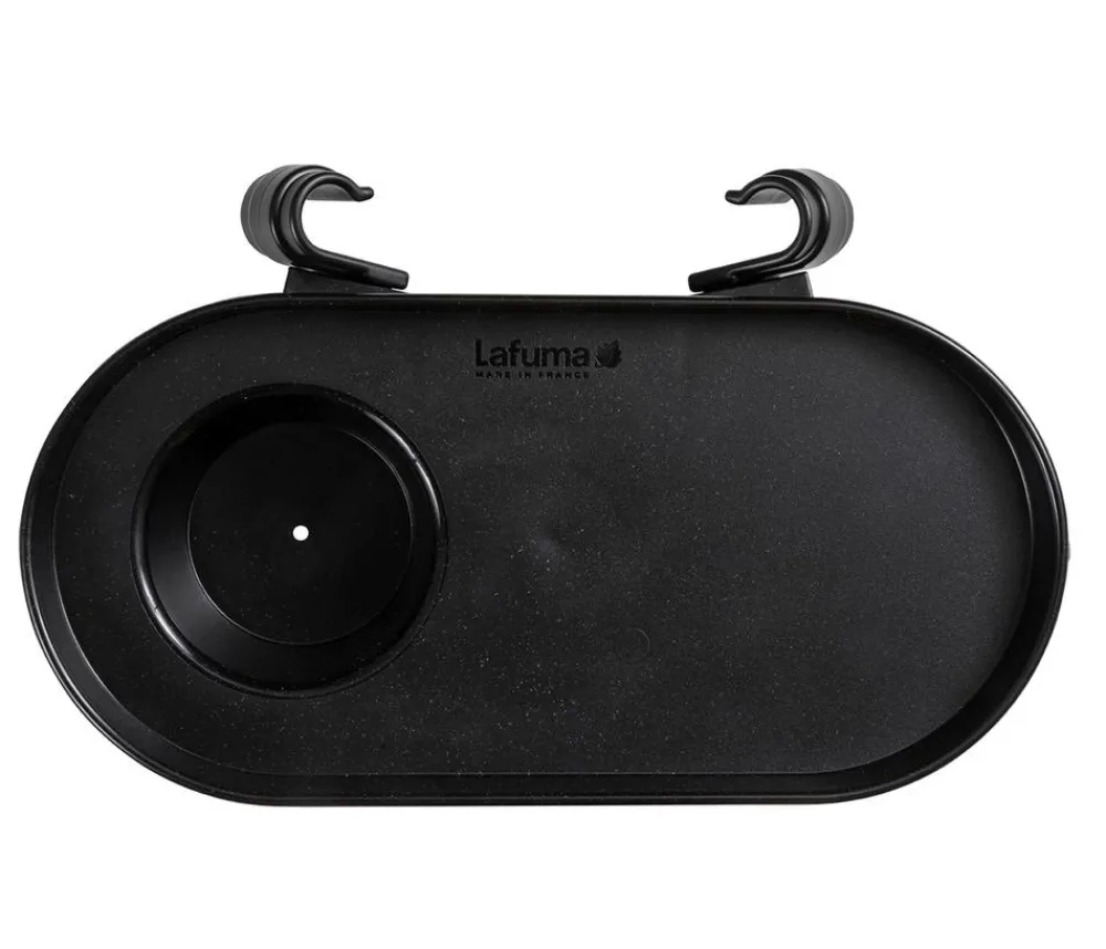 Lafuma Getränkehalter für Relaxsessel, ca. B7/H15/T30 cm Schwarz Discount