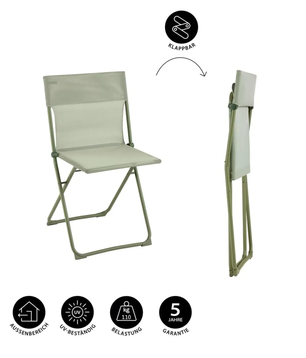 Lafuma Klappstühle - Klappstuhl Balcony II, ca. B48/H83/T44 cm Moosgrün