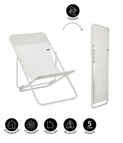 Lafuma Klappstühle > Klappstuhl Maxi Transat, ca. B62/H77-91/T83-95 cm