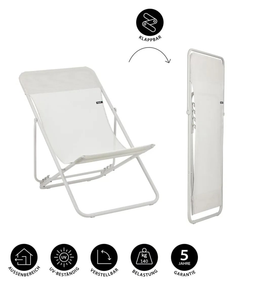 Lafuma Klappstühle > Klappstuhl Maxi Transat, ca. B62/H77-91/T83-95 cm