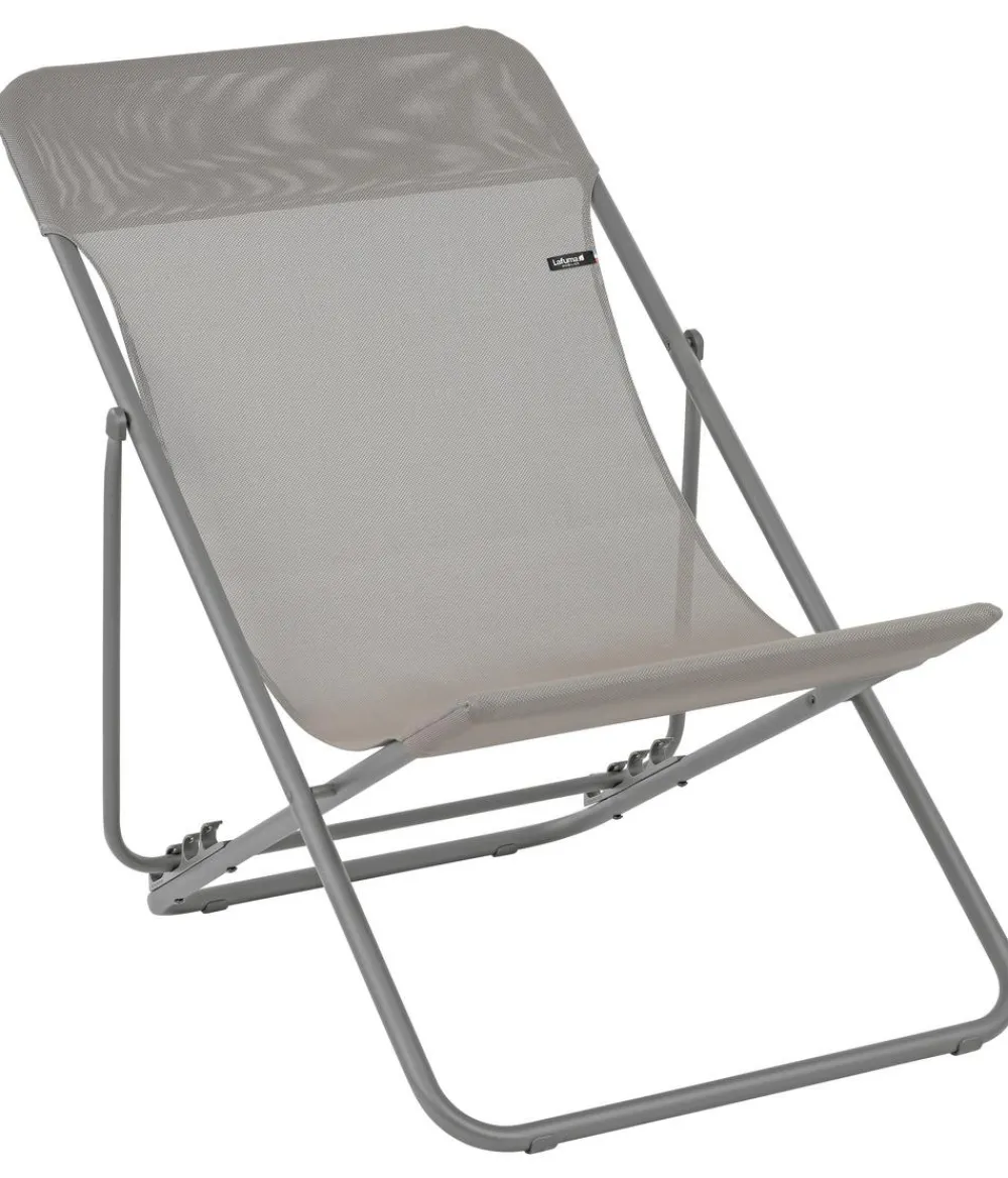 Lafuma Klappstuhl Maxi Transat, ca. B62/H77-91/T83-95 cm Grau New