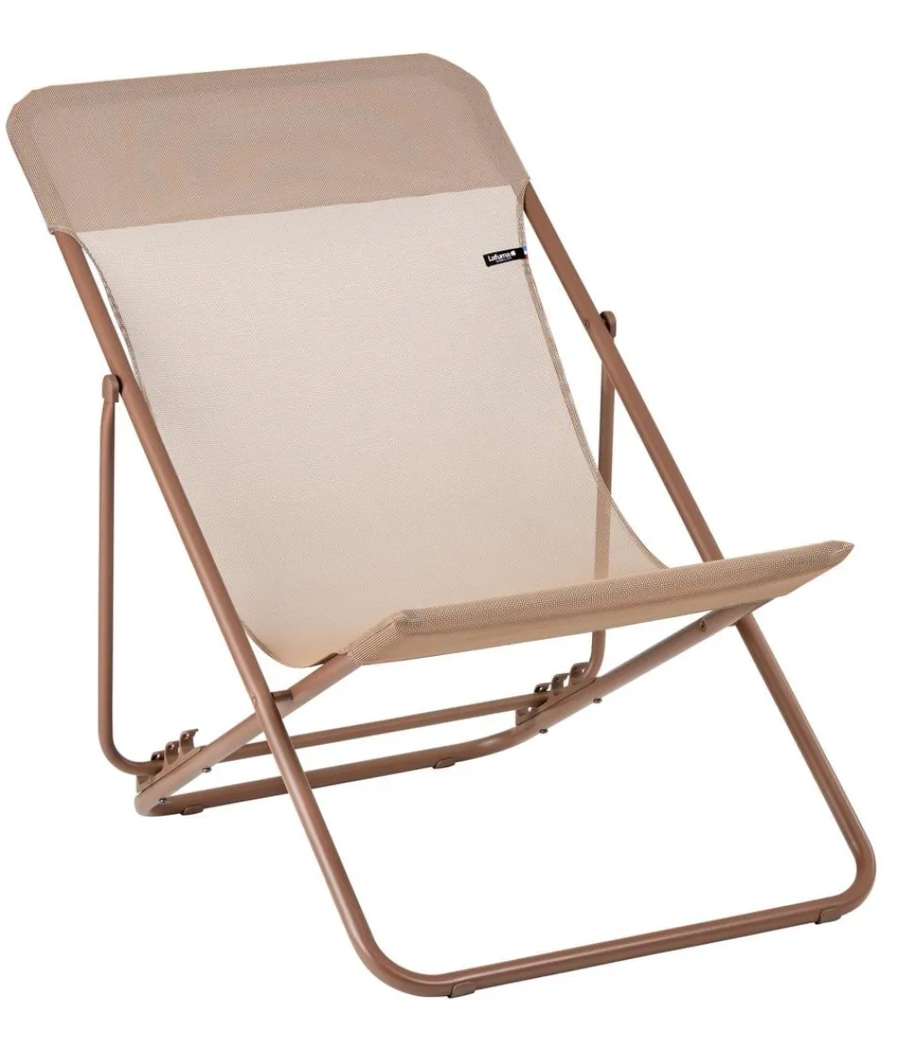 Lafuma Klappstühle - Klappstuhl Maxi Transat, ca. B62/H77-91/T83-95 cm Orange