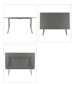 Lafuma Klapptisch Balcony Tab 140, ca. B140/H72/T80 cm Grau Best