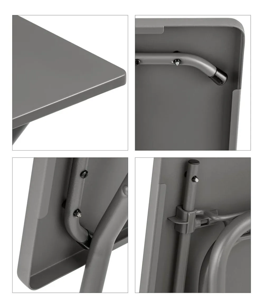 Lafuma Klapptische - Klapptisch Balcony Tab 120, ca. B120/H72/T70 cm Grau