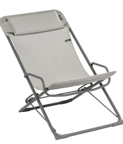 Lafuma Klappstühle - Liegestuhl Transaswing, ca. B60/H70-91/T83-100 cm Hellgrau
