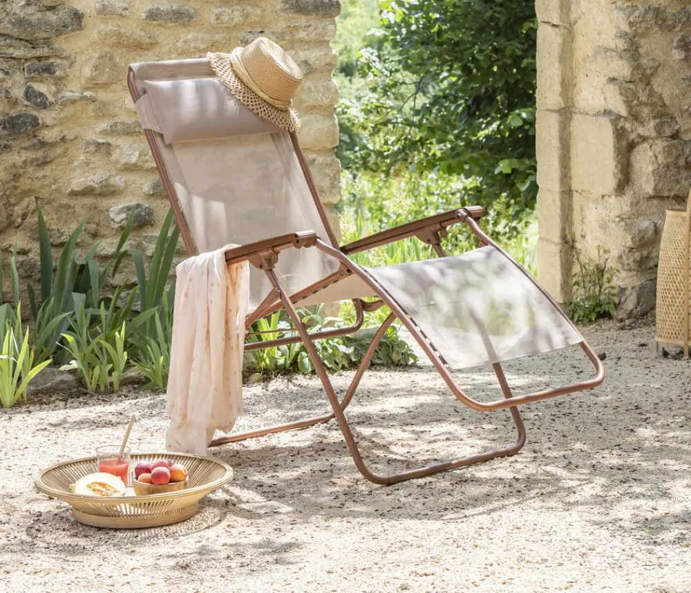 Lafuma Relaxliegen - Relaxliege R Clip, ca. B67/H114/T88 cm Orange