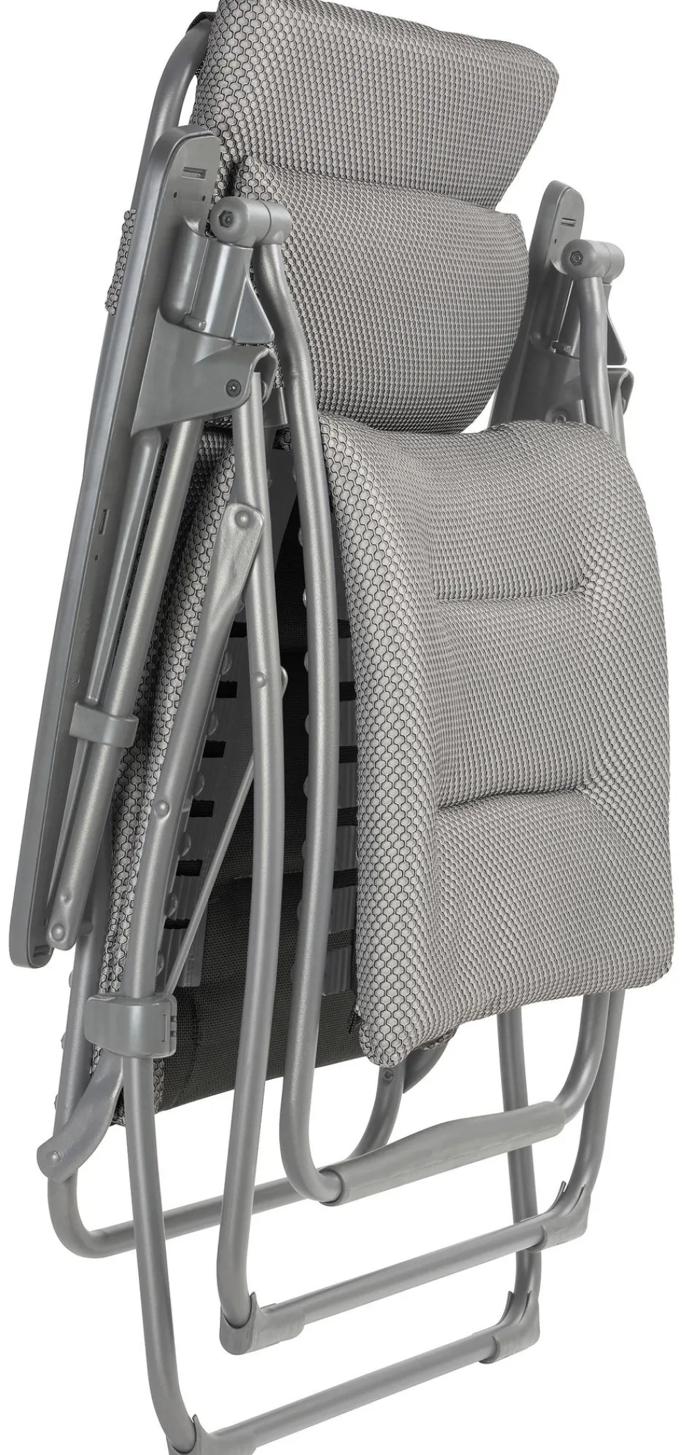 Lafuma Gartenstühle Metall|Relaxliegen - Relaxsessel Futura Be Comfort Silber