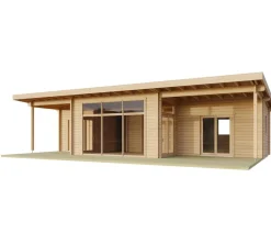Lasita Maja Gartenhäuser & Gerätehäuser > Ferienhaus Öregrund, ca. B1260/H312,8/T730 cm