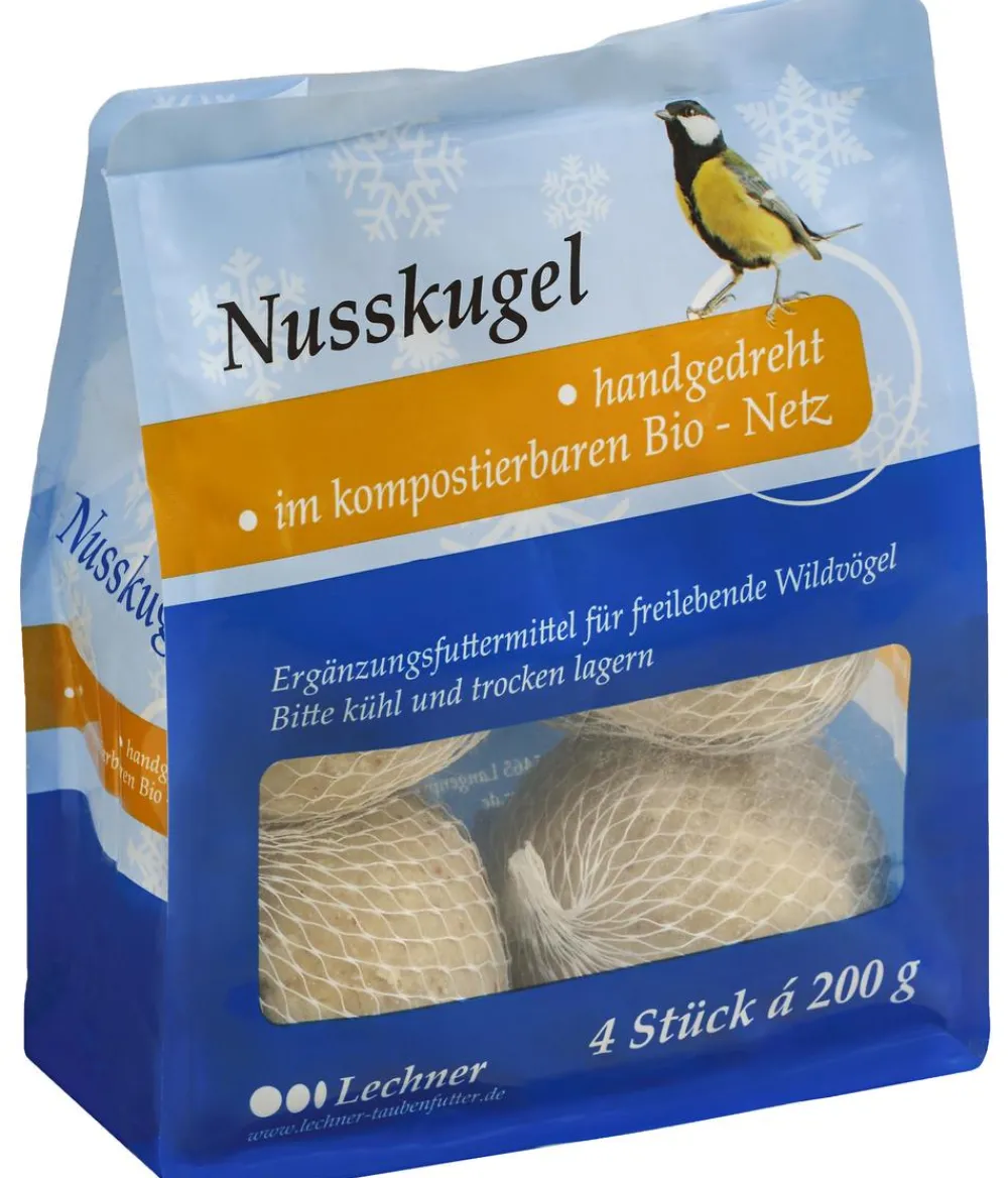 Lechner Meisenknödel > Wildvogelfutter Nusskugel, 4 Stk.