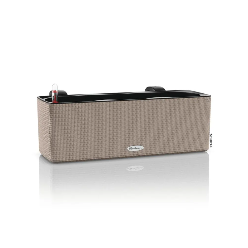 LECHUZA® Lechuza Pflanzgefäße & Töpfe - BALCONISSIMA Color, All-in-One-Set, ca. B40/H14/T14 cm Hellbraun