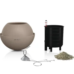 LECHUZA® Lechuza Pflanzgefäße & Töpfe|Blumenampeln & -Schalen > BOLA Color, All-in-One Set
