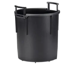 LECHUZA® Lechuza Pflanzgefäße & Töpfe|Blumentöpfe & Übertöpfe - Cilindro Cottage Pflanzgefäß, rund Dunkelgrau