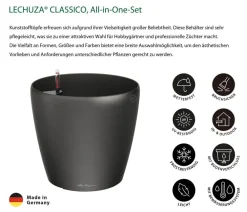 LECHUZA® Lechuza Pflanzgefäße & Töpfe|Lechuza Tischgefäße > CLASSICO, All-in-One-Set