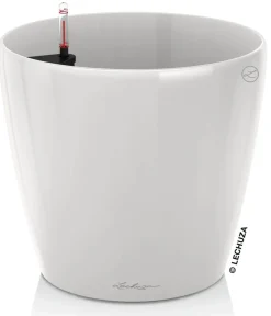LECHUZA® Lechuza Pflanzgefäße & Töpfe|Lechuza Tischgefäße - CLASSICO, All-in-One-Set Weiß
