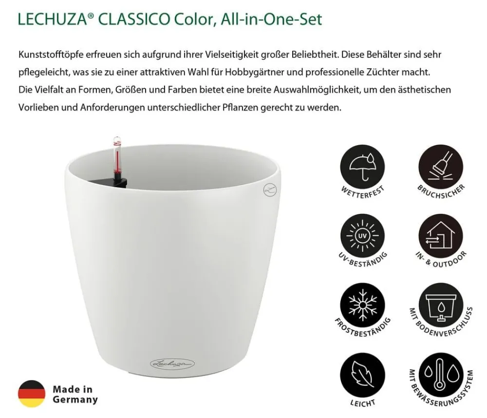 LECHUZA® Lechuza Pflanzgefäße & Töpfe|Blumentöpfe & Übertöpfe > CLASSICO Color, All-in-One-Set