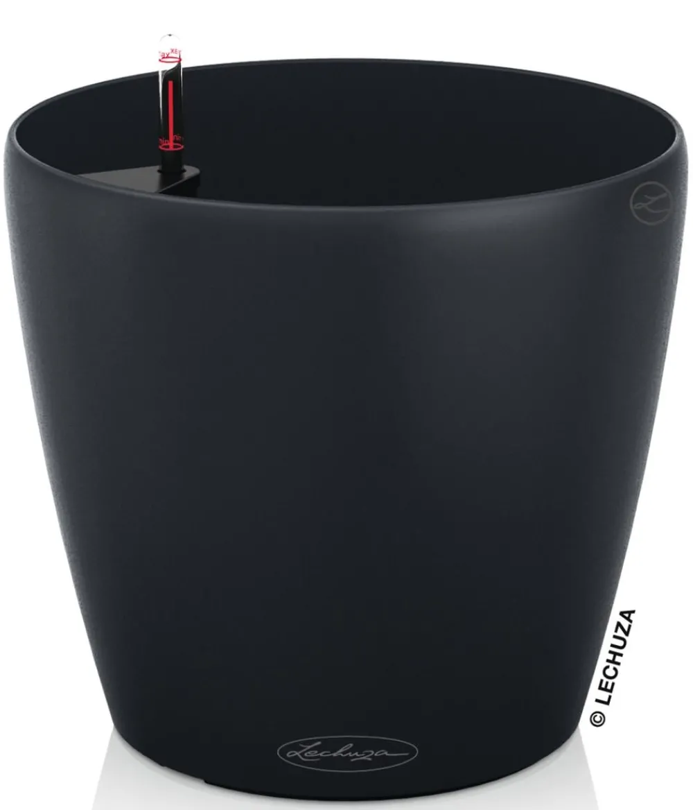LECHUZA® CLASSICO Color, All-in-One-Set Dunkelgrau