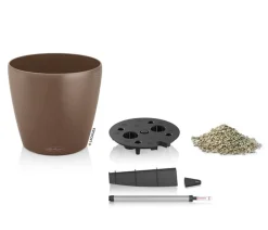 LECHUZA® CLASSICO Color, All-in-One-Set Braun