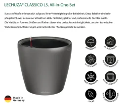 LECHUZA® Lechuza Pflanzgefäße & Töpfe|Lechuza Tischgefäße > CLASSICO LS, All-in-One-Set
