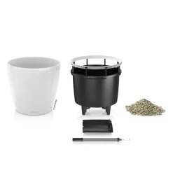 LECHUZA® CLASSICO LS, All-in-One-Set Weiß Discount