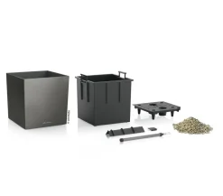 LECHUZA® Lechuza Tischgefäße|Lechuza Pflanzgefäße & Töpfe > CUBE, All-in-One Set