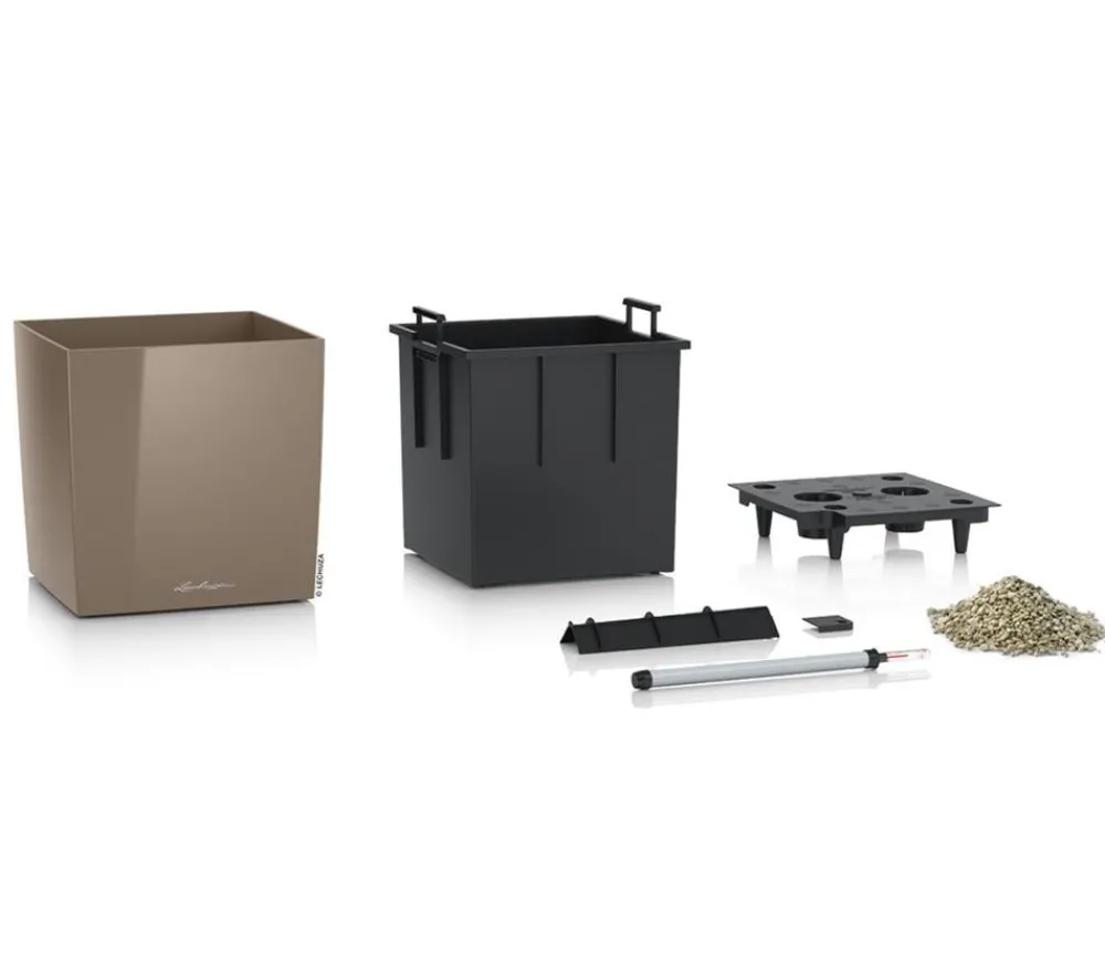 LECHUZA® Lechuza Tischgefäße|Lechuza Pflanzgefäße & Töpfe > CUBE, All-in-One Set
