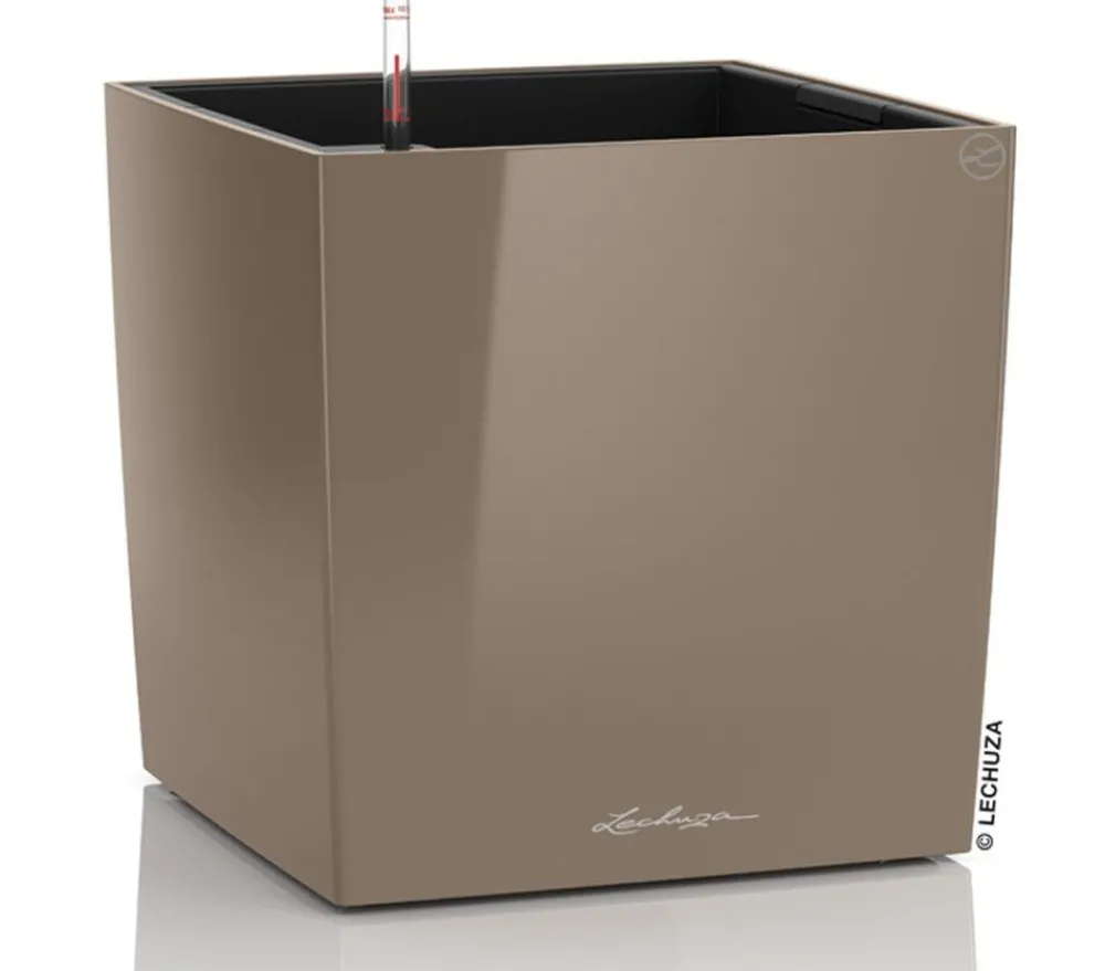 LECHUZA® Lechuza Tischgefäße|Lechuza Pflanzgefäße & Töpfe > CUBE, All-in-One Set