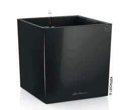 LECHUZA® CUBE, All-in-One Set Schwarz