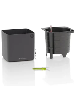 LECHUZA® Lechuza Tischgefäße|Lechuza Pflanzgefäße & Töpfe > CUBE Premium, All-in-One Set, matt