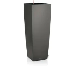 LECHUZA® Lechuza Pflanzgefäße & Töpfe - CUBICO ALTO, All-in-One-Set, ca. B40/H105/T40 cm Dunkelgrau