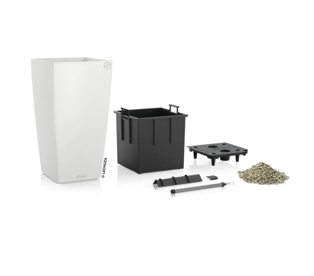 LECHUZA® Lechuza Pflanzgefäße & Töpfe|Blumentöpfe & Übertöpfe > CUBICO Color, All-in-One-Set