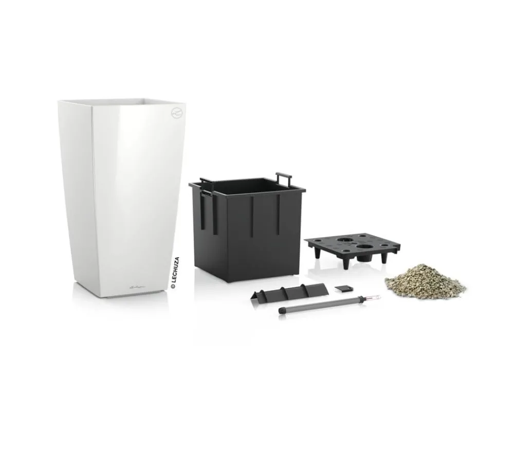 LECHUZA® Lechuza Pflanzgefäße & Töpfe|Blumentöpfe & Übertöpfe > CUBICO Premium, All-in-One-Set