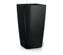 LECHUZA® CUBICO Premium, All-in-One-Set Schwarz Hot